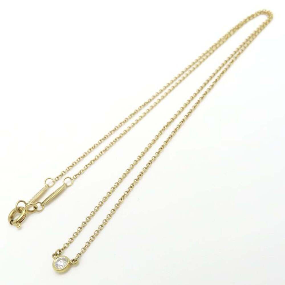 TIFFANY Gold Diamond Necklace - Picture 4 of 6
